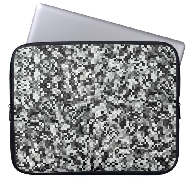 Urban Digital Camouflage Laptop Sleeve (Voorkant)