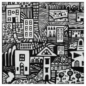 Urban Dream - Black Stof (Swatch)