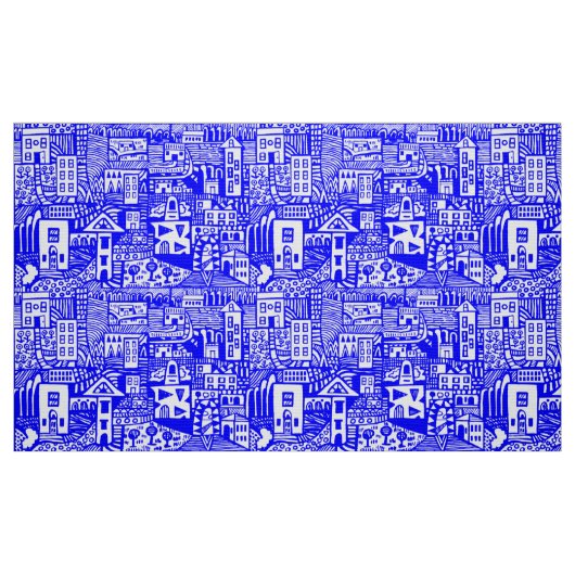 Urban Dream - Blauw Stof (Fat Quarter)
