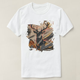 Urban Drift Deer • Herfst Collage Streetwear T-shirt