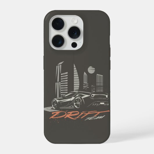 Urban Drift Racer iPhone Hoesje (Achterkant)