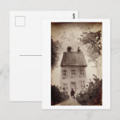 Urban Dwellers Waterverf Art Briefkaart (Voorkant / Achterkant)