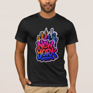 Urban Echo: Graffiti Pulse T-shirt