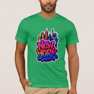 Urban Echo: Graffiti Pulse T-shirt