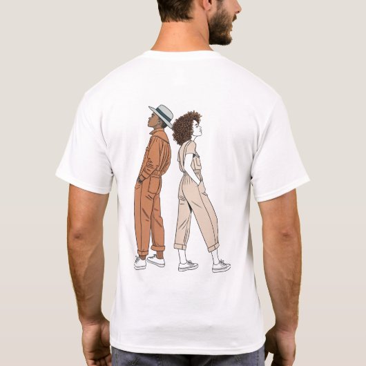 "Urban Edge" grafisch T-shirt (Achterkant)
