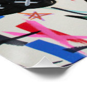 Urban Edgy Abstract Graffiti Poster | Summer Kaos (Hoek)