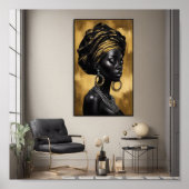 Urban Elegance Abstracte kunstwerken Poster (Voorkant)