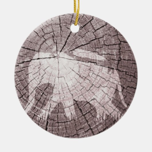 Urban Elephant Keramisch Ornament (Voorkant)