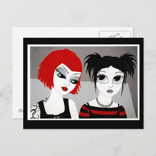 Urban Elves, Elf 4 Art briefkaart (Voorkant / Achterkant)