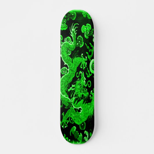 Urban Emerald Dragon Element Custom Pro Board Persoonlijk Skateboard (Voorkant)