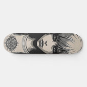 Urban Emo Meisje Cyber 2K Persoonlijk Skateboard (Horizontaal)