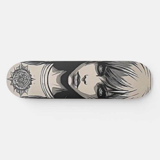 Urban Emo Meisje Cyber 2K Persoonlijk Skateboard (Horizontaal)
