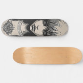 Urban Emo Meisje Cyber 2K Persoonlijk Skateboard (Horizontaal)