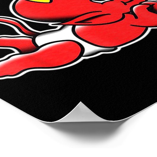 Urban Empyre Kewe Baby Cud Devil Demon Love , Smal Poster (Hoek)