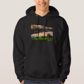Urban Escape Artist City to Nature Sunset Design Hoodie (Voorkant)