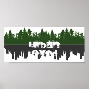 Urban Exodus - Mirror Poster