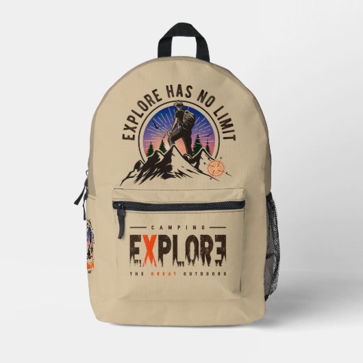 Urban Explorer | Bedrukte Rugzak (Voorkant)