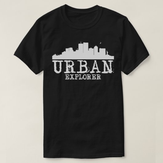 Urban Explorer Urbex Lost Places City Exploration T-shirt (Design voorkant)
