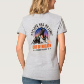 Urban Explorer | V-hals voor dames (grijs) T-shirt (Achterkant)