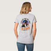Urban Explorer | V-hals voor dames (grijs) T-shirt (Achterkant volledig)