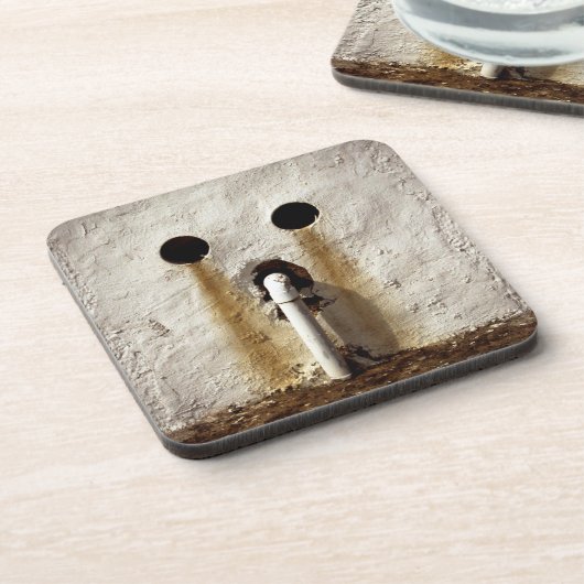 Urban Exposed Water Pipe Foto Bier Onderzetter (Linkerzijde)