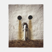 Urban Exposed Water Pipe Foto Fleece Deken (Voorkant)