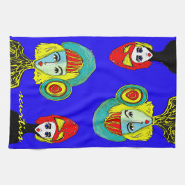 Urban Faces Kitchen Towel Theedoek