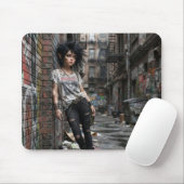 Urban Fantasy Cool Girl Muismat (Met muis)