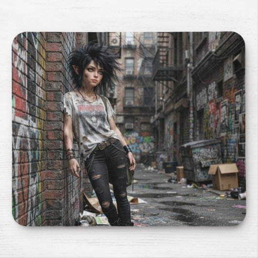 Urban Fantasy Cool Girl Muismat (Voorkant)