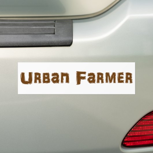 Urban Farmer Bumpersticker (Op auto)