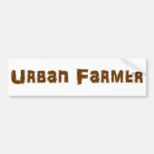 Urban Farmer Bumpersticker (Voorkant)