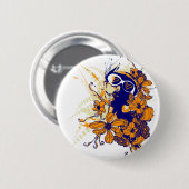 Urban Floral Button (Voorkant /achterkant)