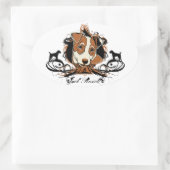 Urban Flourish Jack Russell Sticker (Tas)