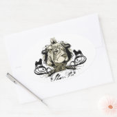 Urban Flourish Shar Pei Sticker (Envelop)