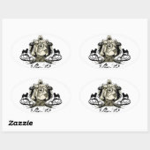 Urban Flourish Shar Pei Sticker (Vel)