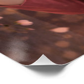 URBAN FLUID ELEGANCE — Crimson Bloom Perfect Poster (Hoek)