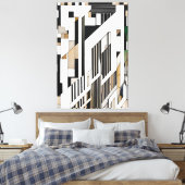 Urban Fragments Canvas Afdruk (Insitu (Slaapkamer))