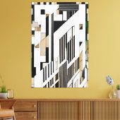 Urban Fragments Canvas Afdruk (Insitu (Woonkamer))