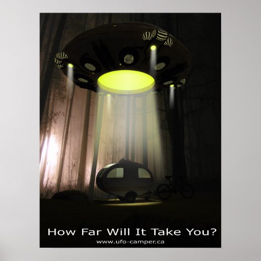 Urban Freedom Outlander Mark II UFO Scene Poster (Voorkant)