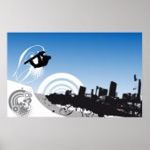 Urban Freestyle Snowboarding Poster (Voorkant)