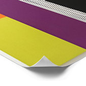 Urban Frequency - Kleurrijke geometrische Abstract Poster (Hoek)