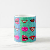Urban Funky Hip Cool Lips Patroon Koffiemok (Center)