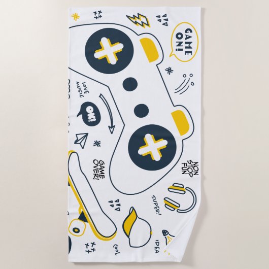 Urban Gamer strandlaken (Voorkant)