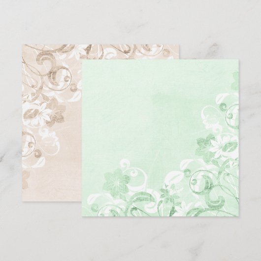 Urban Garden Flat Note Card Notitiekaartje (Voorkant / Achterkant)