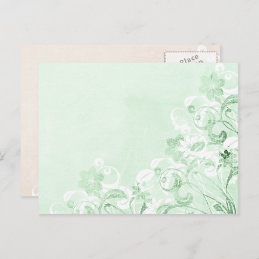 Urban Garden Pastel Briefkaart (Voorkant / Achterkant)