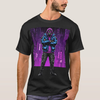Urban Gas Mask Rebel – Cyberpunk Streetwear Art T-shirt