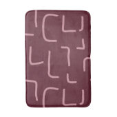 Urban Geo | Blush Muted | Blender Patroon Badmat (Voorkant Verticaal)