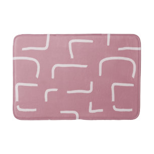 Urban Geo Blush Muted Blender Patroon Badmat