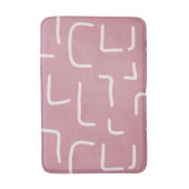 Urban Geo | Blush Muted | Blender Patroon Badmat (Voorkant Verticaal)