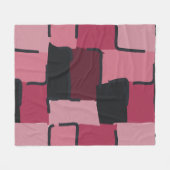 Urban Geo | Blush Muted | Hero Pattern Fleece Deken (Voorkant (Horizontaal))